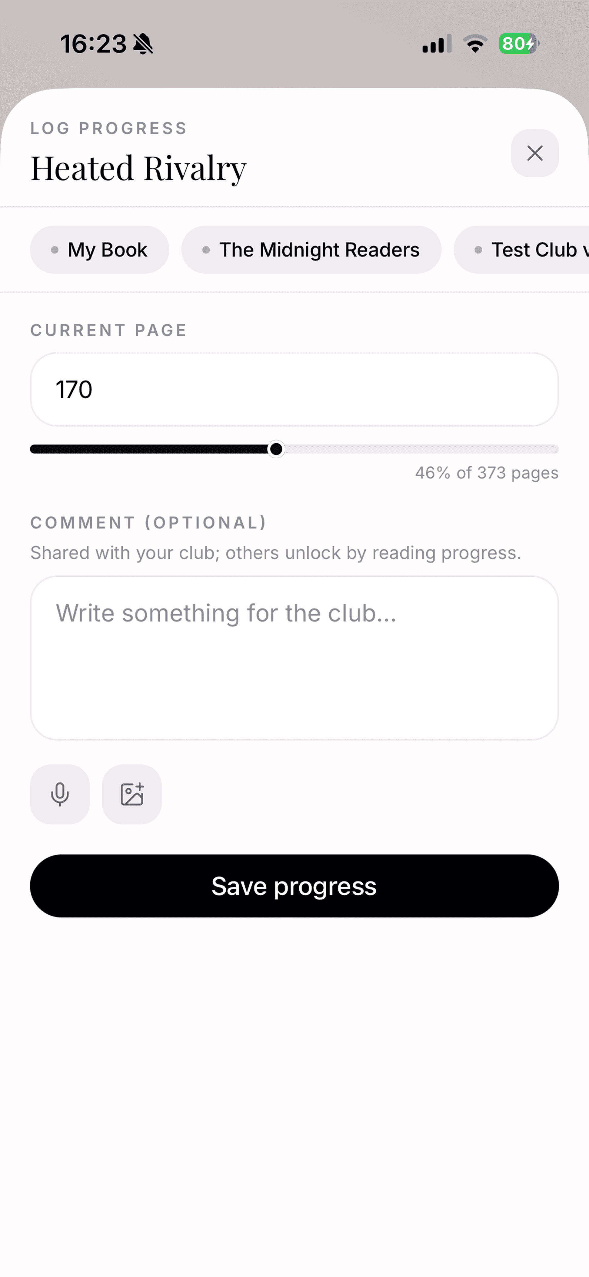 Add note with voice and image